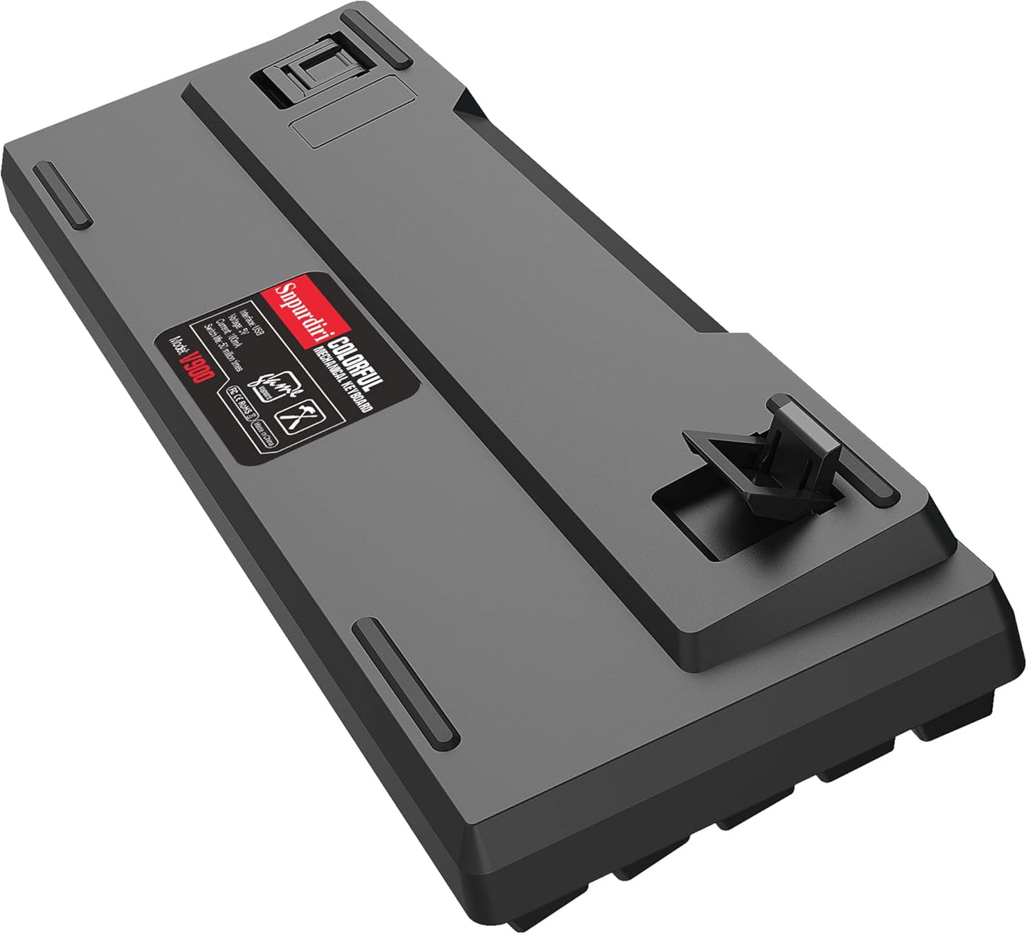 HXSJ V900 – Clavier mécanique RGB 61 touches – Switchs bleus – Design compact et durable