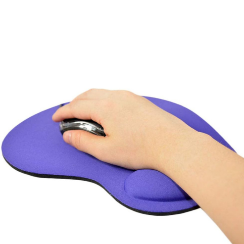 Tapis de souris confortable avec repose-poignet, protection épaisse pour bureau, doux et géométrique, pour ordinateur portable, notebook, tapis de jeu